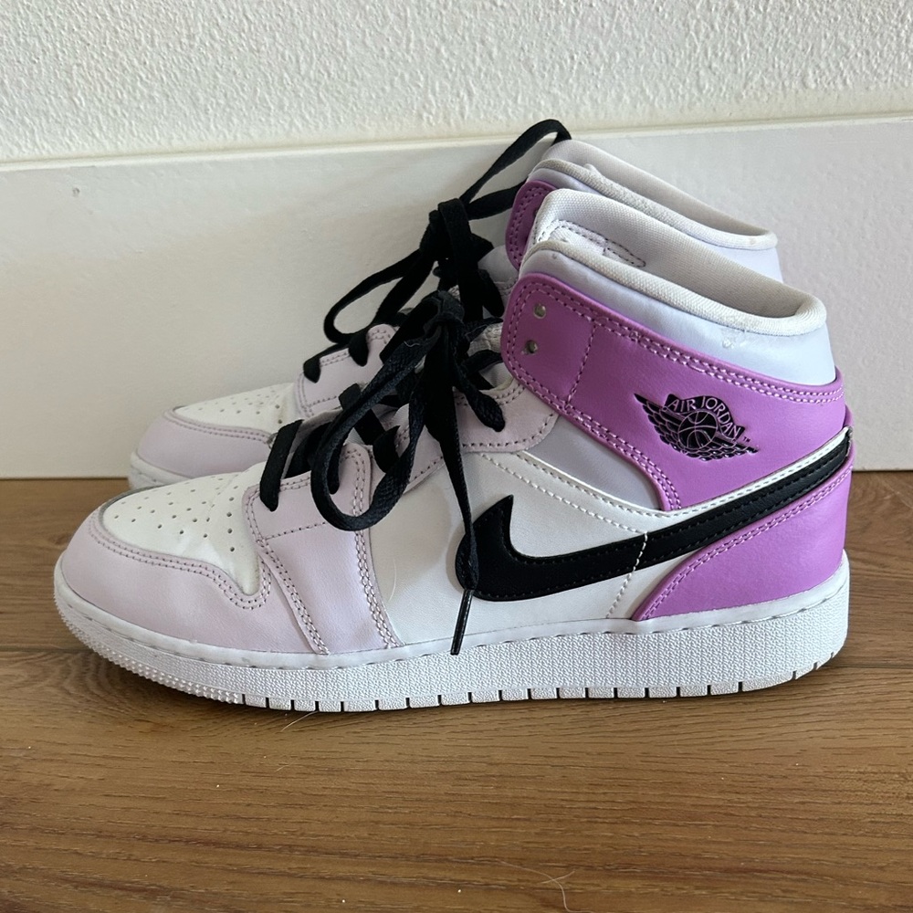 Nike Air Jordan Kids Sneakers - Purple and White Sneakers